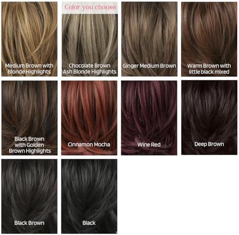 HOOJIH Messy Bun Hair Piece, Claw Clip in Straight Hair Bun 9 Inch Short Ponytail Extension with Bendable Metal Wire Hair Pieces for Women Fake Hair Bun - Chocolate Brown Ash Blonde Highlights - Image 5