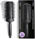 ERGO Ceramic Ionic Round Brush for Blow Out - Salon Quality Hair Brushes for Women - Roller Brush for Blow Drying, Wet and Dry Hair Styling, Volumizing Hair Care - ER65: 2.5" by ergo