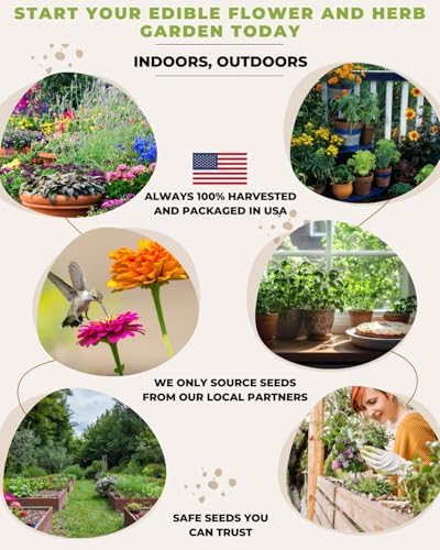 Tactiko Edible Flowers & Popular Herb Seed Kit - Image 3