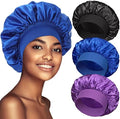 3PCS Bonnets for Women,Silk Satin Bonnet Hair Bonnet for Sleeping by PHILIGHTS