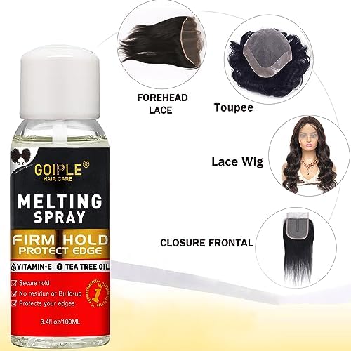Hair Extension Adhesive Spray Kit - Lace Front Wig & Closure Glue, No Melt for Wigs & Extensions - Image 4