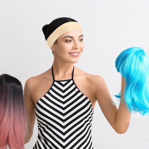 JJUNW 3 PCS Wig Grip Band, Wig Headband, Adjustable Silicone - Image 5