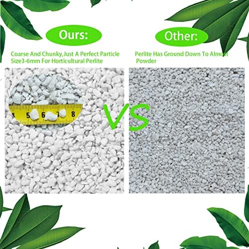 Natural Organic Perlite 15QT for Plants Potting Mix Indoor Outdoor Garden Soil Amendment for Enhanced Drainage, Seed Starter, Root Growth for Succulents, Cactus, Orchids, Money Trees, Vegetables - Image 4