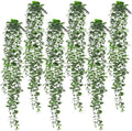 6 Pack Artificial Eucalyptus Hanging Plants 21.65 in Trailing Vine by Unknown