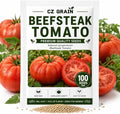 Beefsteak Tomato Seeds to Plant, Large Slicing Variety, 100 Premium Seeds by CZGrain