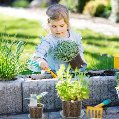 FUIJOL 4/5/6/7 Inch Clear Nursery Pots for Plants with Sacuers 20 Pack, Plastic Flower Pots with Drainage Holes, Variety Pack Seedlings Garden Pot for Indoor Outdoor (4+5+6+7 inch) - Image 7