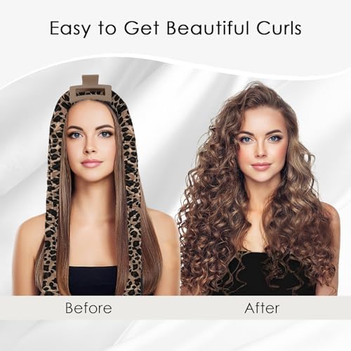 weiwei Satin Heatless Curls Overnight Hair Curler Headband, No Heat Curls Overnight Hair Curlers to Sleep In, 70" Hair Curlers No Heat, 9 Pcs Satin Heatless Curling Set for Women Long Hair - Image 3