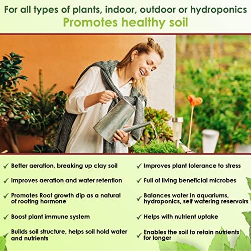 VermisTerra Vitality 8 oz - Houseplant and Indoor Plant Food, Mother Earth's Balanced Fertilizer, Organic, Root Cuttings, No Harmful Chemicals, will not burn plants, Lush Growth. No Odor, Reduce Shock - Image 3