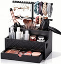 Xuhal Hair Tool Organizer Hair Dryer Holder, Headband Rack & Drawer, Black by Xuhal