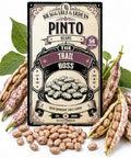 Pinto Bean Seeds for Planting, Heirloom Dry Bean Vegetable Seeds, Creamy Flavorful Beans for Soups, Chili, Refried Beans, Slow-Simmered Recipes and Pantry Storage by BraggableGardens