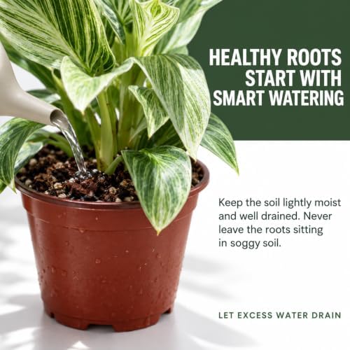 Philodendron Evian Live Plant - Fully Rooted Rare Variegated Houseplant - Image 5