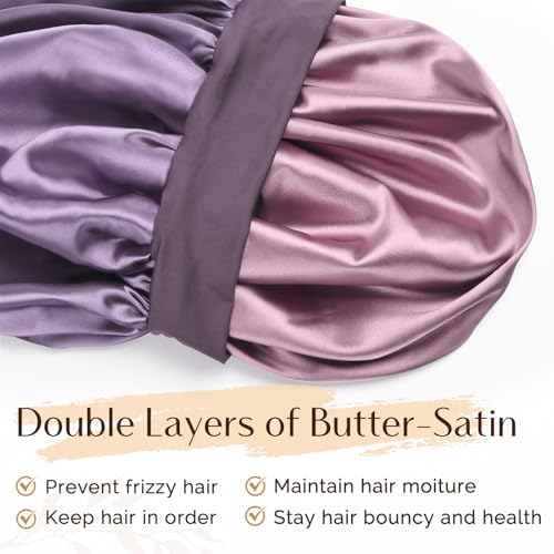 YANIBEST Hair Bonnet for Sleeping Women, Smooth Comfortable for Hair Care - Image 2