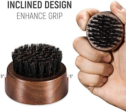 BFWood Beard Brush for Men, Natural Boar Bristles Beard Brush - Image 2