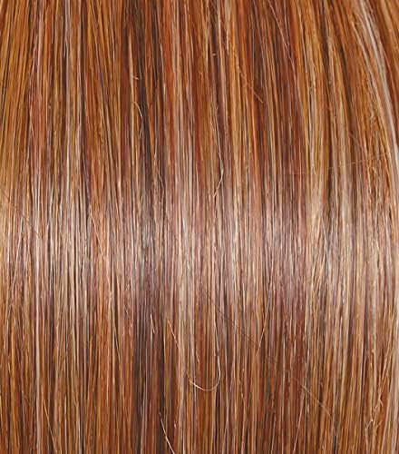 Raquel Welch Fierce And Focused Hand Tied Short Bob Wig by Hairuwear, Average Size Cap, RL29/25 Golden Russet - Image 2