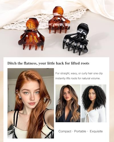 Curly hair clips Root Lifting Hair Clips Root Clips for Curly Hair Volume Curl Clip for Hair Root Lift,hair volume root clip.No Crease curl clip for styling.10 PCS - Image 6