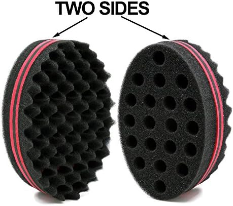 Hair Sponge, Curl Twist Sponge Brush for Black Men Curls Afro Dreads, 1 Pc - Image 3