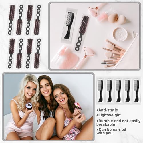 100 Hair Brush and Combs Bulk Individually Wrapped Disposable Hair Combs - Image 4
