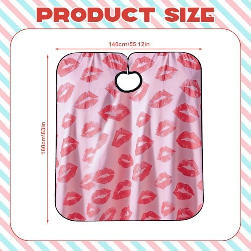 Hair Cutting Cape for Adults – Salon Cape for Women Large Hair Capes, Reusable Barber Capes for Home Salon Use Barber - Image 2