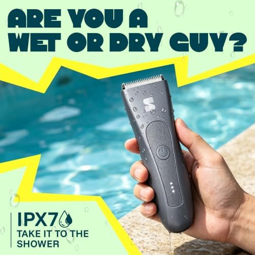 MANSPOT Manscape Groin & Body Hair Trimmer for Men, Shaver with LED Light - Image 6