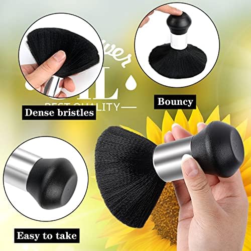FEBSNOW Barber Cape Professional Hair Cutting Cape with Neck Duster Brush - Image 4