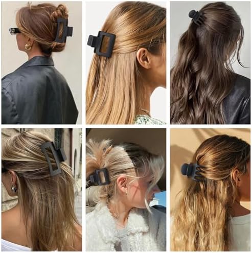 SMKSL 12 Pcs Hair Claw Clips for Women & Girls 3 Styles Hair Accessories - Image 6