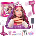 Princess Hair Styling Doll Head Makeup Kit for Girls, Hair Salon Set by Unknown