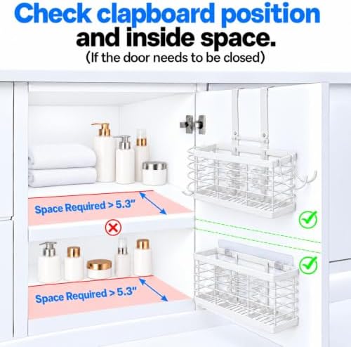 2026 Upgraded 3-in-1 Universal Hair Tool Organizer, XL Size, White - Image 3