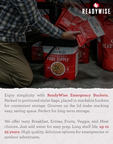READYWISE Emergency Food Survival Supply 84 Servings, Gluten Free Bucket - Image 6