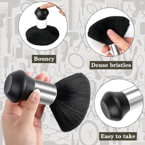 FEBSNOW Barber Cape Professional Hair Cutting Cape with Neck Duster Brush - Image 4