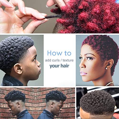 FIABC Big Holes & Big Size Barber Hair Brush Sponge Dreads Locking Twist Afro Curl Coil Wave Hair Care Tool(1 Pack) - Image 5