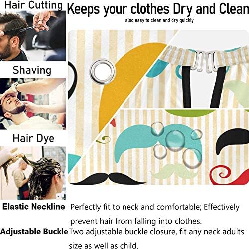 visesunny Professional Barber Cape Polyester Hair Cutting Salon Cape Apron Anti-Static Beard Bib Grooming Apron - Image 5