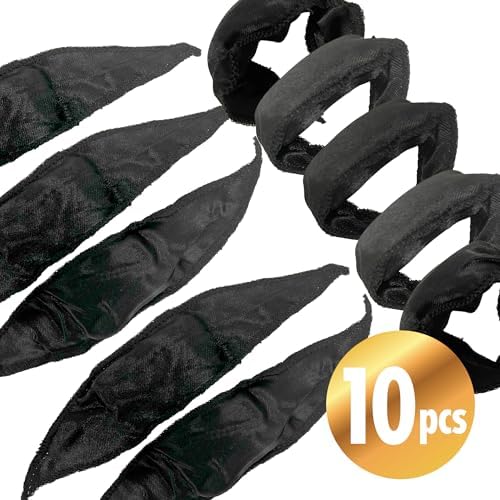 Donna Collection Pillow Satin Rollers, Black - Image 4