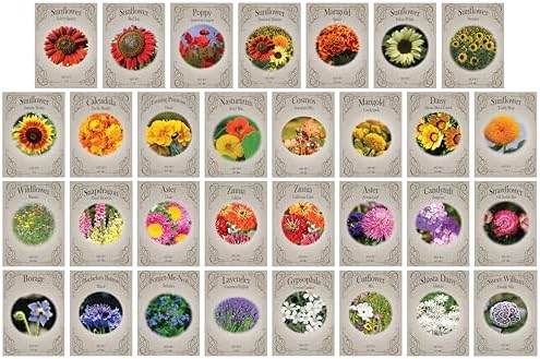 Set 248 of Premium Variety Flower Seed Packets - Heirloom Non-GMO and Proudly Sourced in the USA (248) - Image 2