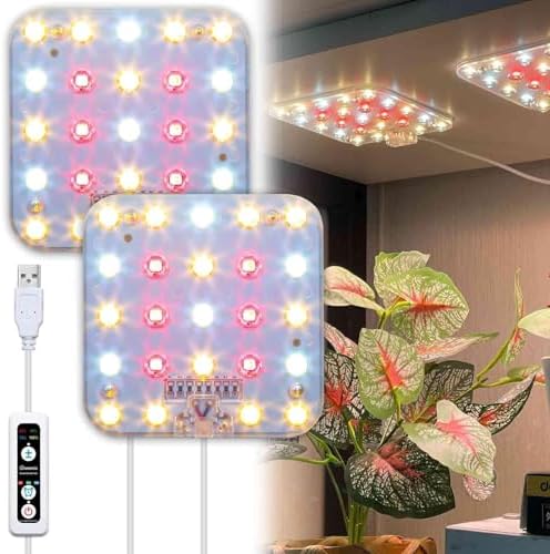 Under Shelf Grow Light, Auto Timer, Dimmable, Warm White, 1-Pack by DommiaBuynow