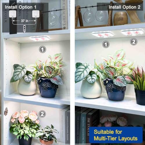Under Shelf Grow Light, Auto Timer, Dimmable, Bright White, 1-Pack - Image 6
