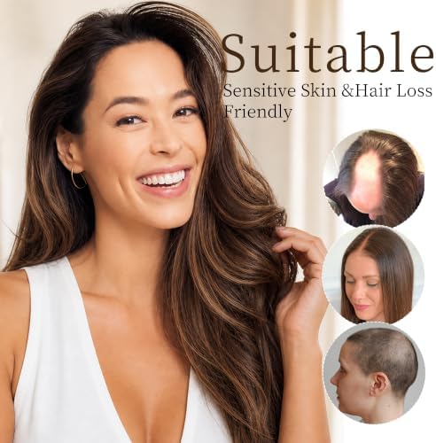 Shiyalan Non Slip Wig Grip Band for Women, 2-in-1 Wide Velvet Wig Cap with Inside Silicone Strips, 2 PCS - Image 3