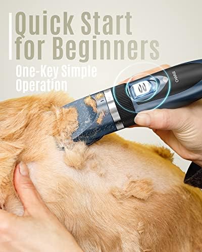 oneisall Dog Clippers Low Noise Grooming Kit for Dogs Cats Pets - Image 4