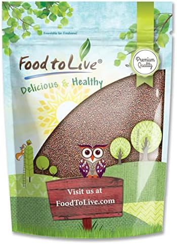 Food to Live Broccoli Seeds for Sprouting, 5 Pounds – Vegan, Kosher, Sirtfood, Bulk. Rich in Sulforaphane, Vitamin C, Vitamin A. Great for Growing Sprouts, Microgreens. High Germination Rate by FoodtoLive