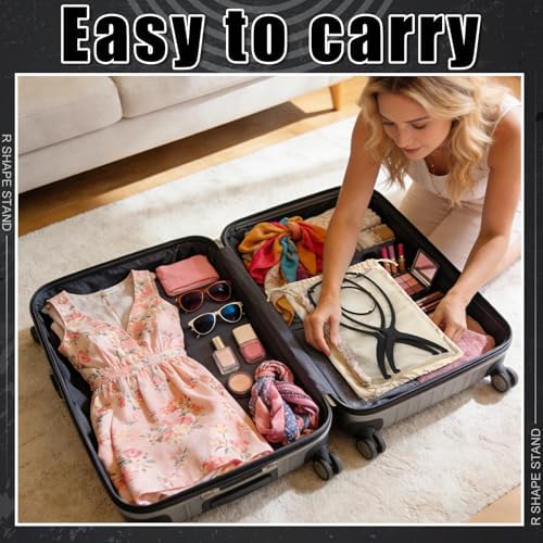 ProSuites 2 Pack Wig Stand with 2 Pcs Wig Storage Bags, Wig Holder Dust Cover with Travel Bag for Bundles, Wigs, Extensions, Tools - Wig Party Kit for Salon Home Use - Image 7