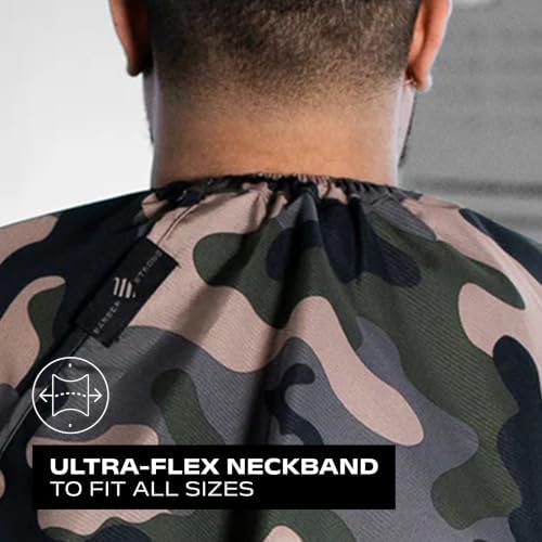 Barber Strong The Barber Cape Haircut Cover for Men, Hair Repelling and Static-Reducing Material, Water Resistant Fabric - Image 6