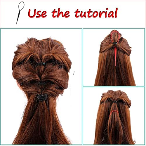 8PCS Quick Loop Tool for French Braids, Ponytails, and Long Hair Styling - Braid Maker Kit - Image 4
