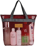 TOPASION Mesh Shower Caddy Bag Portable Hanging Toiletry and Bath Organizer with Zipper for Travel, Gym, Camping, College Dorms, Beach by TOPASION