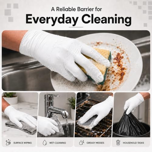 ForPro Disposable Nitrile Gloves, Chemical Resistant, Powder-Free, Latex-Free, Non-Sterile, Food Safe, 4 Mil - Image 5
