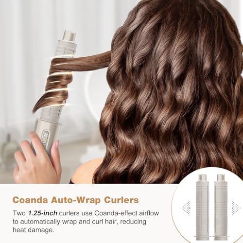 7MAGIC 7-in-1 Air Multi-Styler & Hair Dryer Brush with Auto-Wrap Curlers - Image 5