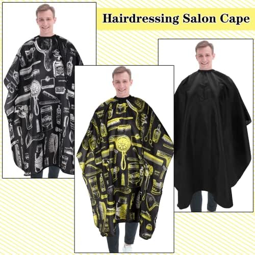 FEBSNOW 3Pcs Hair Cutting Cape, Professional Barber Salon Cape for Adults - Image 5