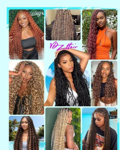 27# Honey Blonde Color 14 Inch Human Crochet Hair for Black Women, Feather Crochet Extensions 55g 40 Strands, Resusable Miracle Look Hair Bundles, Soft Lightweight Small Knots Deep Wave - Image 6