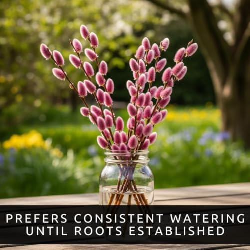 4 Pink Pussy Willow Tree Cuttings to Plant | Fast Growing Ornamental Willow (4 Cuttings) - Image 2