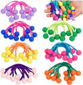 42 Pcs Double Balls Hair Ties, Ball Bubble Ponytail Holders Colorful Clear Assorted Elastic Accessories for Kids Children Girls Women(7Colors) by Jeffan