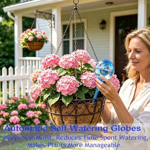 Self Watering Globes for Plant, 10pcs Auto Watering Bulb for Indoor Outdoor - Image 2