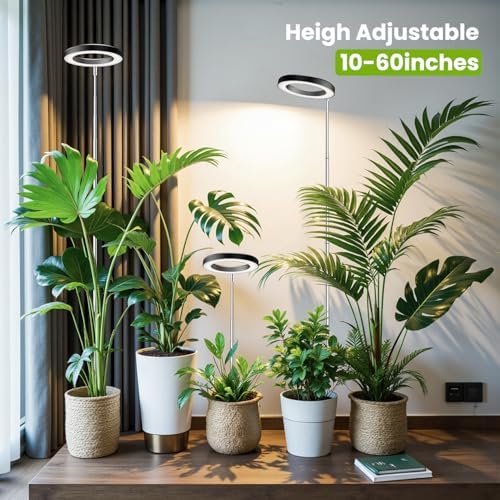 6.3in Grow Light, Full Spectrum Plant Lights for Indoor Growing - Image 3